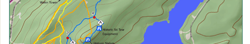 hiking map